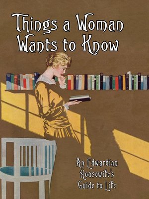 cover image of Things a Woman Wants to Know